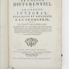 <span class="artist-name-product">DEIDIER  Abbé</span> Le Calcul différentiel et le calcul intégral expliqués et appliqués à la géométrie. Avec un Traité préliminaire.