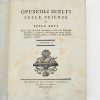 <span class="artist-name-product">VOLTA  Alessandro</span> Osservazioni Sulla capacità de'Conduttori Elettrici, e sulla Commozione che anche un semplice Conduttore é atto a dare eguale a quella della boccia di Leyden... Lettera al Sig. de Saussure. Como 20 Agosto 1778.
