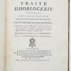 <span class="artist-name-product">LEPAUTE Jean-André</span> Traité d'horlogerie, contenant tout ce qui est necessaire pour bien connoitre et pour regler les Pendules et les Montres, la Description des Pieces d'Horlogerie les plus utiles, des repétitions, des équations, des Pendules à une roue, &c. celle du nouvel échapement, un Traité des engrenages, avec plusieurs Tables... Dédié à Monsieur le Marquis de Marigny.